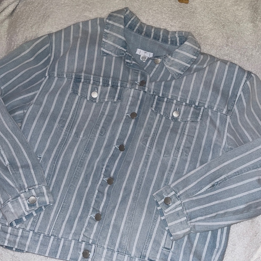 light wash denim jacket